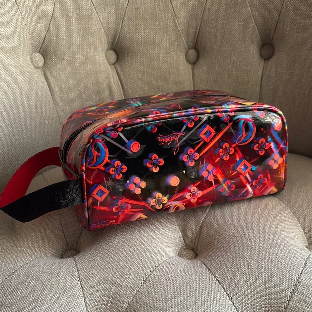 Authentic Christian Louboutin Multicolor Toiletry Bag - Picture 2 of 12